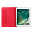 Case2go - Tablet cover suitable for iPad 2021 - 10.2 Inch - Book Case with Soft TPU holder - Red