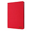 Tablet hoes geschikt voor iPad 2021 - 10.2 Inch - Book Case met Soft TPU houder - Rood