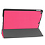 Tablet hoes geschikt voor iPad 2021 - 10.2 Inch - Tri-Fold Book Case - Magenta