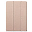 Case2go - Tablet cover suitable for iPad 2021 - 10.2 Inch - Tri-Fold Book Case - Gold