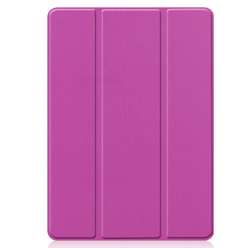Cover2day Tablet hoes geschikt voor Apple iPad 2021 - 10.2 inch - Tri-Fold Book Case - Apple Pencil Houder - Paars