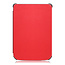Case2go - Case for PocketBook Touch HD 3 - Slim Tri-Fold Book Case -with Auto Sleep Wake Function - Red