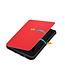 Case2go - Case for PocketBook Touch HD 3 - Slim Tri-Fold Book Case -with Auto Sleep Wake Function - Red