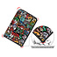 Case2go - Case for PocketBook Touch HD 3 - Slim Tri-Fold Book Case -with Auto Sleep Wake Function - Graffiti