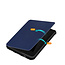 Case2go - Case for PocketBook Touch Lux 5 - Slim Tri-Fold Book Case -with Auto Sleep Wake Function - Dark Blue