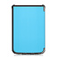 Case2go - Case for PocketBook Touch Lux 5 - Slim Tri-Fold Book Case -with Auto Sleep Wake Function - Light Blue