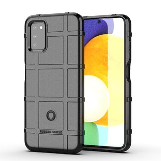 Cover2day Case2go - Shockproof Case for Samsung Galaxy A03s - TPU Back Cover - Black