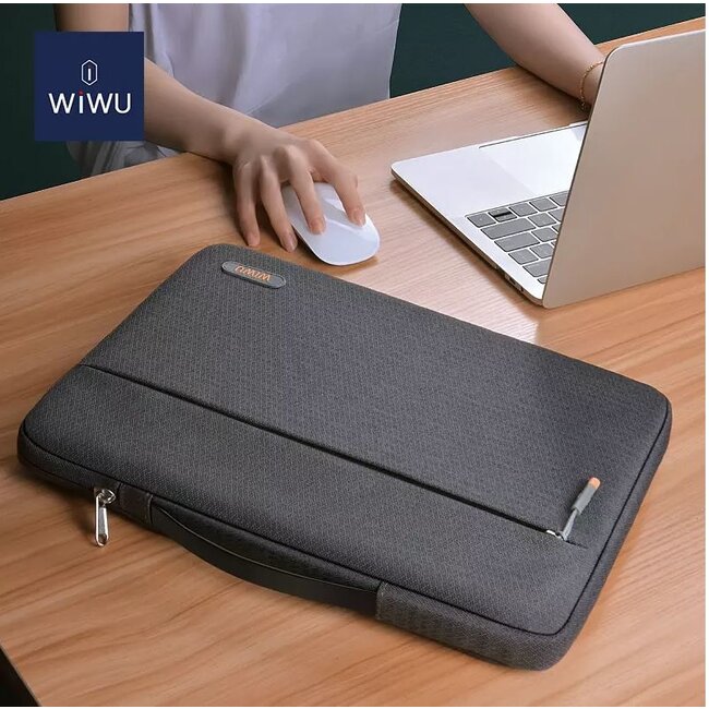 WiWu - Laptoptas 15.4 Inch - Laptop Sleeve - Pilot Series Laptophoes - Zwart