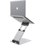 Ergonomic  Laptop Stand -  Adjustable Height from 2.1" to 19" - Sit to Stand Laptop Holder - All Laptops Tablets 10-17" - Aluminium