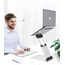 Ergonomic  Laptop Stand -  Adjustable Height from 2.1" to 19" - Sit to Stand Laptop Holder - All Laptops Tablets 10-17" - Aluminium