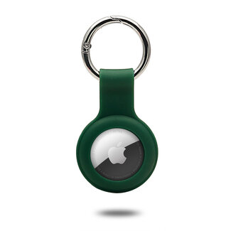 Cover2day Apple AirTag Keychain - Silicone AirTag Case - AirTag pendant - Dark Green