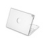 Bluetooth toetsenbord Tablet hoes voor iPad 2021 - 10.2 Inch - met Touchpad - Zilver