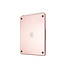 Case2go - Bluetooth keyboard Tablet cover suitable for iPad 2021 - 10.2 Inch - QWERTY - with Touchpad & Keyboard lighting - 360 degrees rotatable - Rose Gold