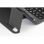 Case2go - Bluetooth keyboard Tablet cover suitable for iPad 2021 - 10.2 Inch - with Touchpad & Keyboard lighting - Black