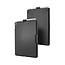 Case2go - Bluetooth keyboard Tablet cover suitable for iPad 2021 - 10.2 Inch - 360 degrees rotatable - Keyboard lighting - Black