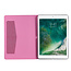 Case2go - Tablet cover suitable for iPad 2021 - 10.2 Inch - Book Case with Soft TPU holder - Pink