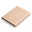 Case2go - Bluetooth keyboard Tablet cover suitable for iPad 2021 - 10.2 Inch - Keyboard Case with Stylus Pen Holder - Gold