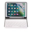 Case2go - Bluetooth keyboard Tablet cover suitable for iPad 2021 - 10.2 Inch - Keyboard Case with Stylus Pen Holder - Gold