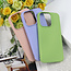 Apple iPhone 13 Mini Case - TPU Shock Proof Case - Silicone Back Cover - Light Green