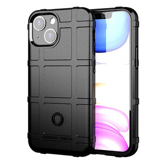 Cover2day Hoesje geschikt voor iPhone 13 Mini - Heavy Armor TPU Bumper - Back Cover - Zwart