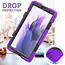 Case for Samsung Galaxy Tab A7 Lite - Heavy Duty Rugged Case - Drop Proof Protective Cover - Purple