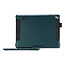 Case2go - Case for iPad 9.7 (2017/2018) - QWERTY - Bluetooth Keyboard Folio Cover - with Touchpad & Keyboard Backlight - Dark Green