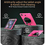 Case2go - Case for iPad Pro 2021 - Hand Strap Armor - Rugged Case with Shoulder Strap - 11 Inch - Magenta