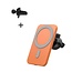 MagSafe Car Holder - Phone Holder Car Ventilation - Car Holder Phone - Suitable for iPhone 12 models - Orange