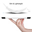 Case2go - Case for iPad Mini 6 (2021) 8.0 inch - Slim Tri-Fold Book Case - Lightweight Smart Cover - White