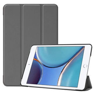 Cover2day Case2go - Case for iPad Mini 6 (2021) 8.0 inch - Slim Tri-Fold Book Case - Lightweight Smart Cover - Grey