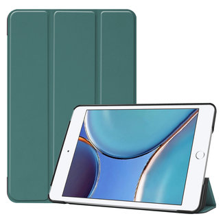 Cover2day Tablet Hoes geschikt voor de Apple iPad Mini 6 (2021) - Tri-Fold Book Case - Donker Groen