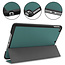 Case2go - Case for iPad Mini 6 (2021) 8.0 inch - Slim Tri-Fold Book Case - Lightweight Smart Cover - Dark Green