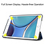 Case2go - Case for iPad Mini 6 (2021) 8.0 inch - Slim Tri-Fold Book Case - Lightweight Smart Cover - Navy Blue