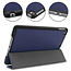 Tablet Hoes geschikt voor de Apple iPad Mini 6 (2021) - Tri-Fold Book Case - Donker Blauw