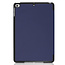 Tablet Hoes geschikt voor de Apple iPad Mini 6 (2021) - Tri-Fold Book Case - Donker Blauw