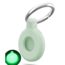 Apple - Airtag key ring - Silicone Airtag case - Airtag case with key ring clip - Glow in the Dark