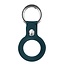 Apple AirTag Keychain - PU Leather AirTag Pendant - AirTag Apple Case - Dark Green