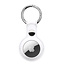 Apple AirTag Keychain - PU Leather AirTag Pendant - AirTag Apple Case - White