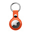 Apple AirTag Keychain - PU Leather AirTag Pendant - AirTag Apple Case - Orange