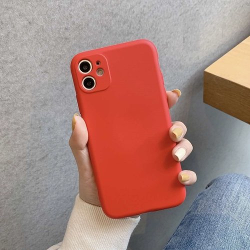 Cover2day Apple iPhone 11 Pro Hoesje - TPU Shock Proof Case - Siliconen Back Cover - Rood