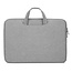 Laptop bag - Laptop sleeve 15.6 Inch - Laptop bag and Laptop Sleeve in one - With Extra Compartment - Light Gray