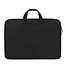 Laptop bag - Laptop sleeve 15.4 Inch - Laptop bag and Laptop Sleeve in one - With Extra Compartment - Black