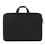 Laptop bag - Laptop sleeve 14 inch - Laptop bag and Laptop Sleeve in one - With Extra Compartment - Black