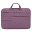Laptop Bag 14 inch - Laptop Sleeve With Extra Compartments - Laptop Sleeve with Handle - Splashproof Bag - Purple