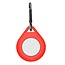 Keychain fot Apple AirTag - Silicone AirTag Case with Carabiner - Red