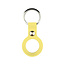 Apple AirTag Keychain - Silicone AirTag Case - AirTag Apple Case - With Keychain - Yellow