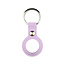 Apple AirTag Keychain - Silicone AirTag Case - AirTag Apple Case - With Keychain - Violet