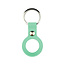 Sleutelhanger voor Airtag - Siliconen hoesje - Met Keychain - Mint