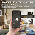 Cover2day Sleutelhanger voor Airtag - Siliconen hoesje - Met Keychain - Oranje