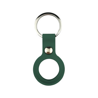 Cover2day Apple AirTag Keychain - Silicone AirTag Case - AirTag Apple Case - With Keychain - Green